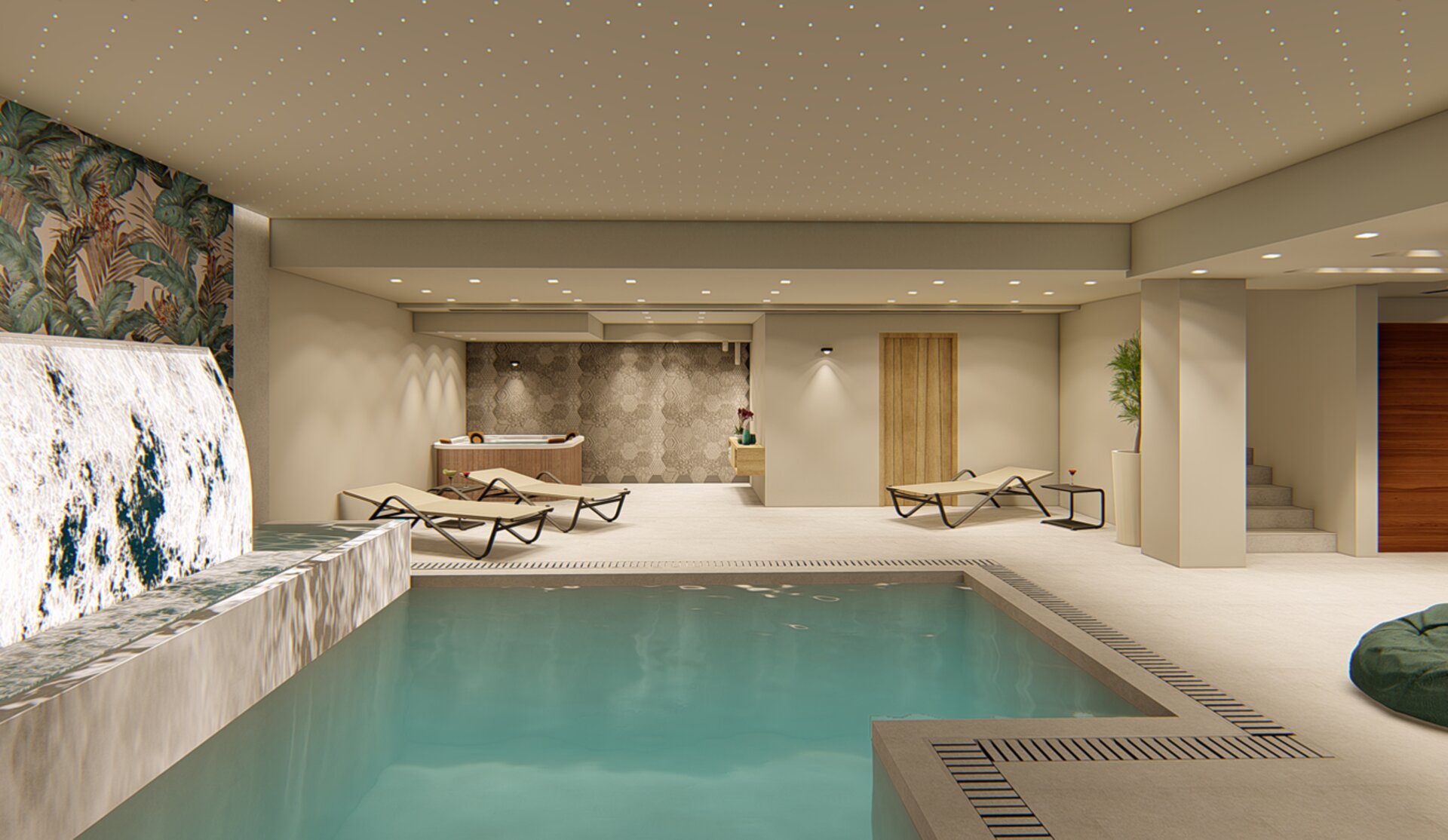 Εσωτερική πισίνα σπα